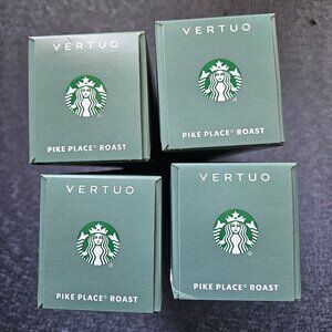 Nespresso VERTUO pods - Starbucks Pike Place Roast - 4 BOXES NEW